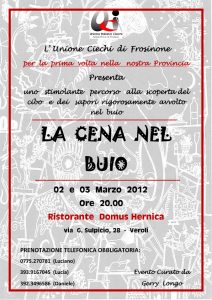 Locandina evento CNB con UIC Veroli 2 e 3 marzo 2012